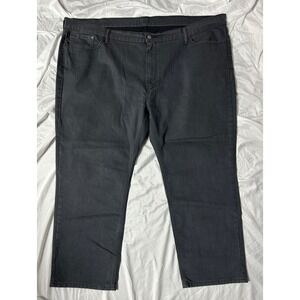 Levis 541 Athletic Taper Mens Jeans 52x30 Dark Gray Charcoal Denim S40196